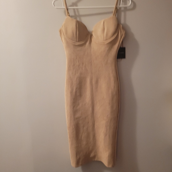 Jluxlabel suede pink mauve dress - Picture 2 of 3